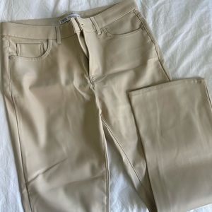 Zara Faux Leather Pants